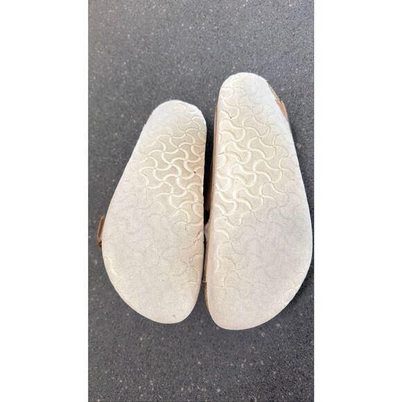 Birkenstock Soft Footbed Rose Gold Leather "Arizona" Sandals size 40 - Picture 7 of 8